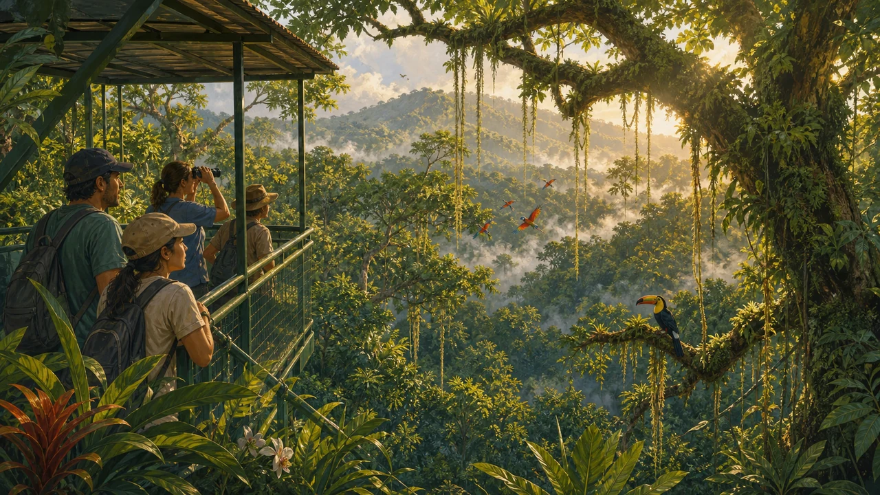 Rainforest canopy biodiversity in Costa Rica