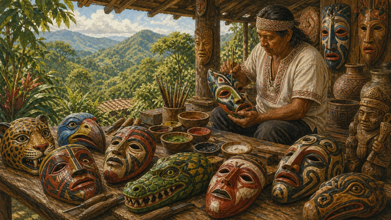 Máscaras Boruca de Costa Rica