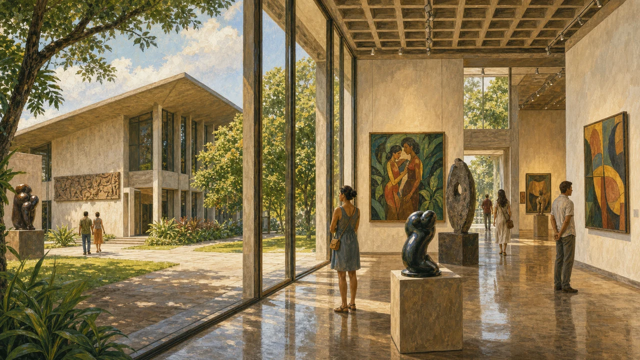 Costa Rican Art Museum exterior at Parque La Sabana