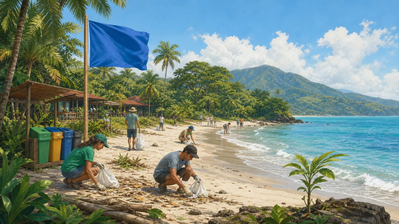 Costa Rica Ecological Blue Flag beach