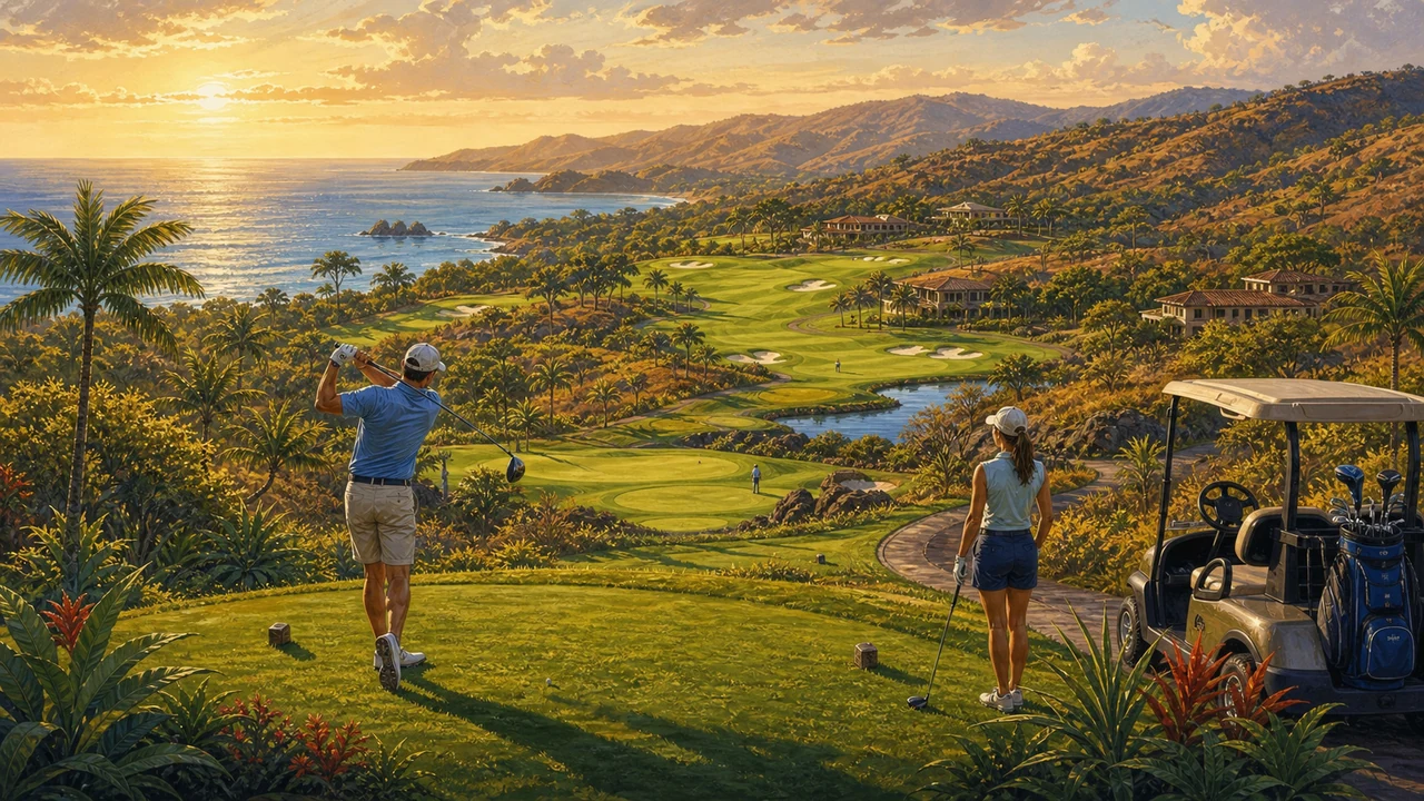 Guanacaste golf with Pacific Ocean views