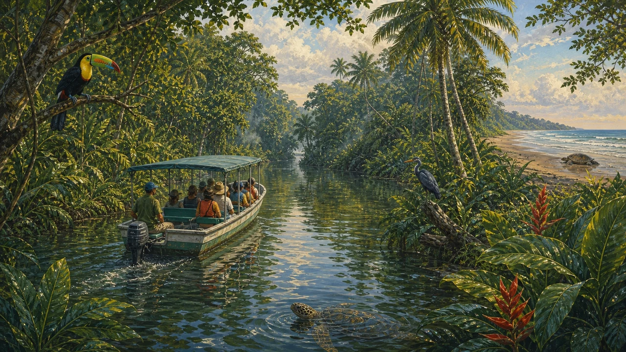 Budget lodge near Tortuguero canals
