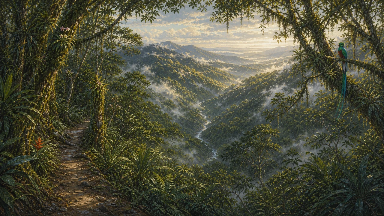 Costa Rica quetzal cloud forest