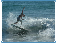 Surfing in Costa Rica